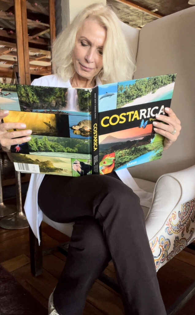 Style Beyond Age reading up on Costa Rica