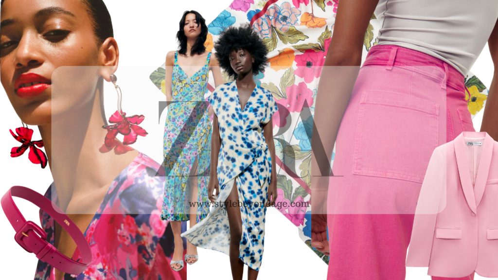 Zara Spring Capsule Wardrobe 2023 Collage