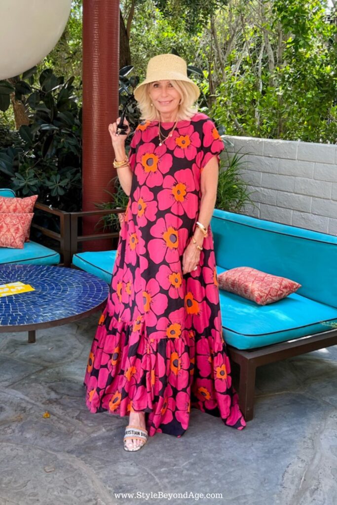 Sonia wears the Free People ‘Blossom’ Maxi Dress