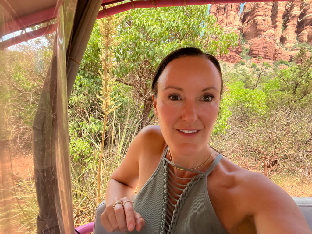 Selfie on jeep tour Unforgettable Sedona Adventure