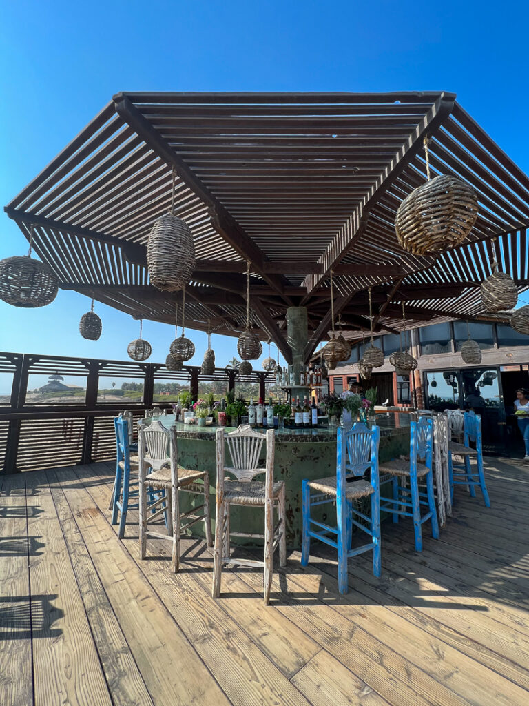 Beachside dining at The Green Room