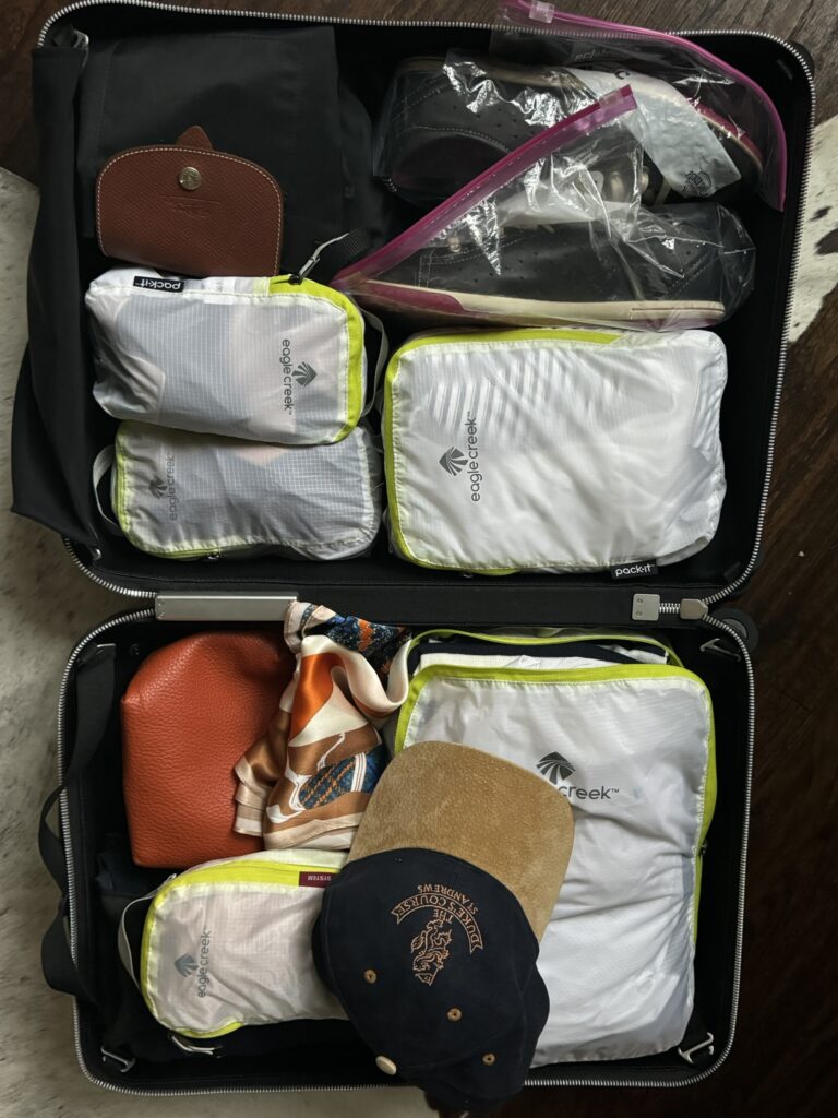 Style Beyond Age packing for a trip to Europe